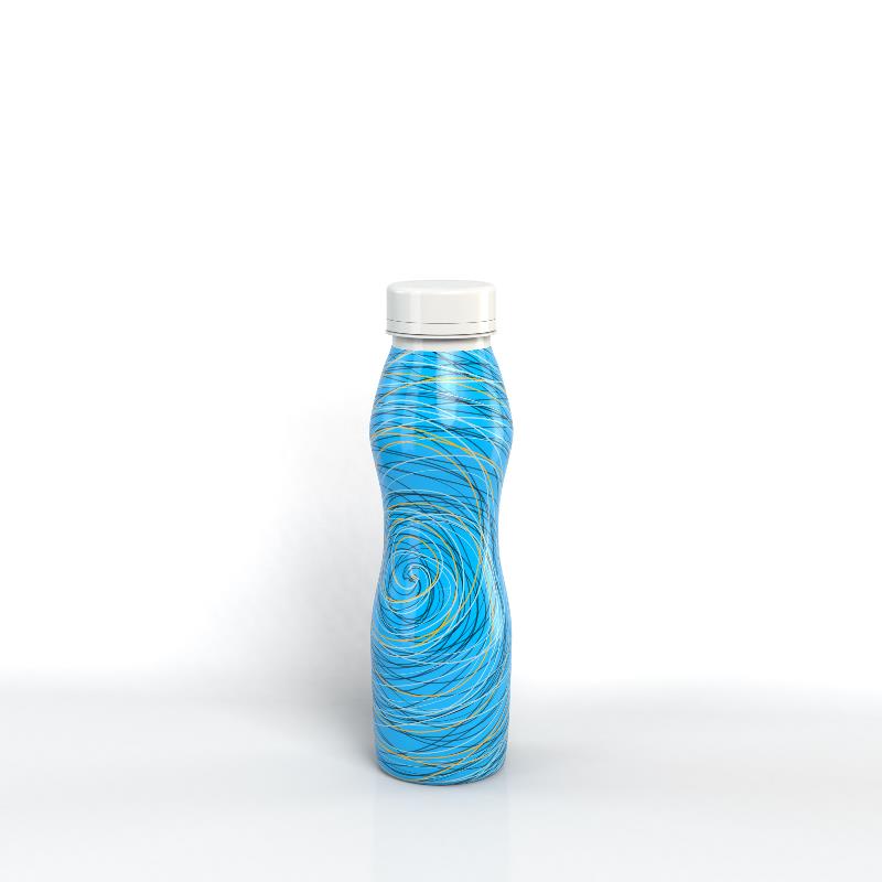 Sleeved PP Bottle with Screw Cap